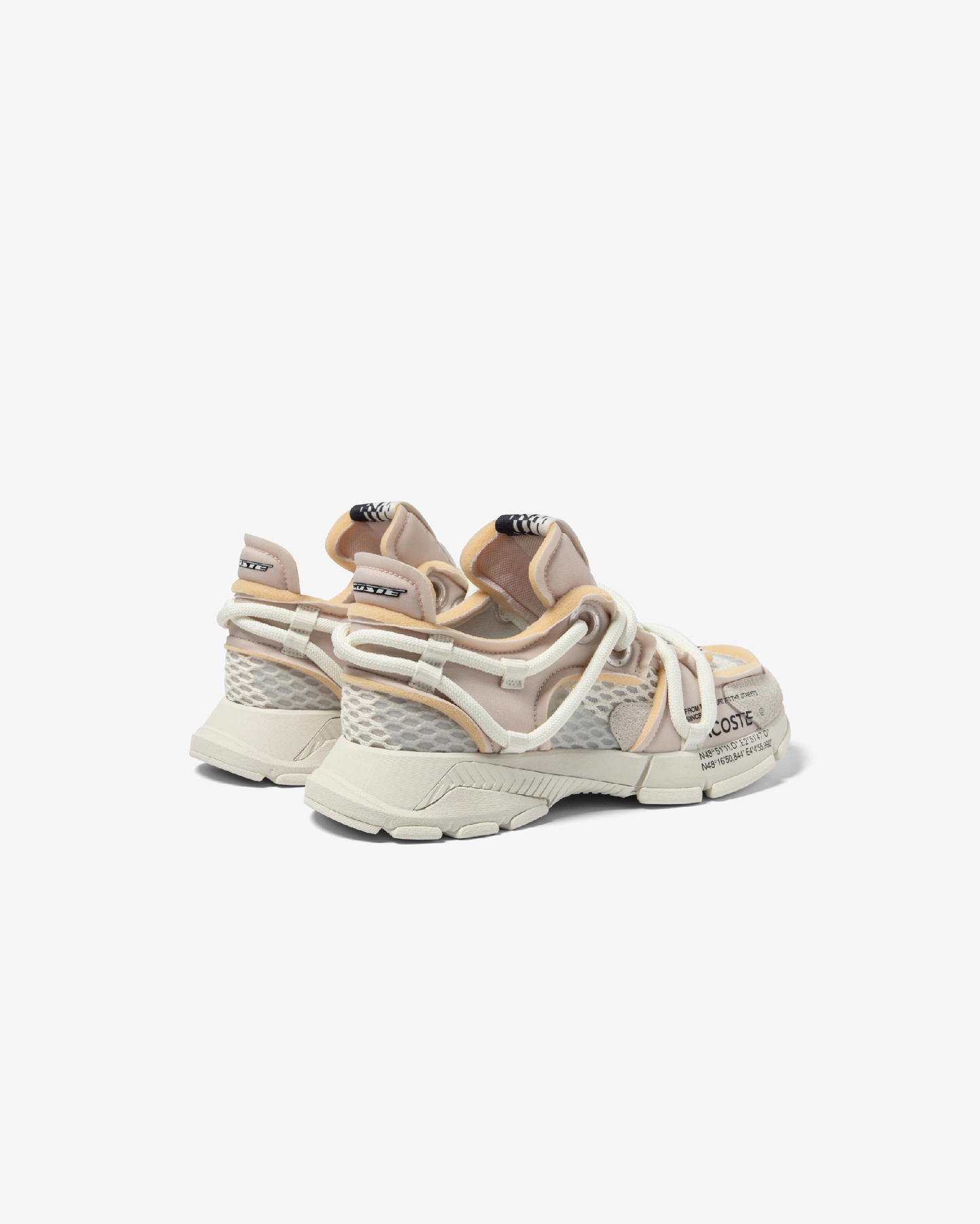 LACOSTE ACTIVE RWY 223 1 SFA OFF WHT/LT GRN
