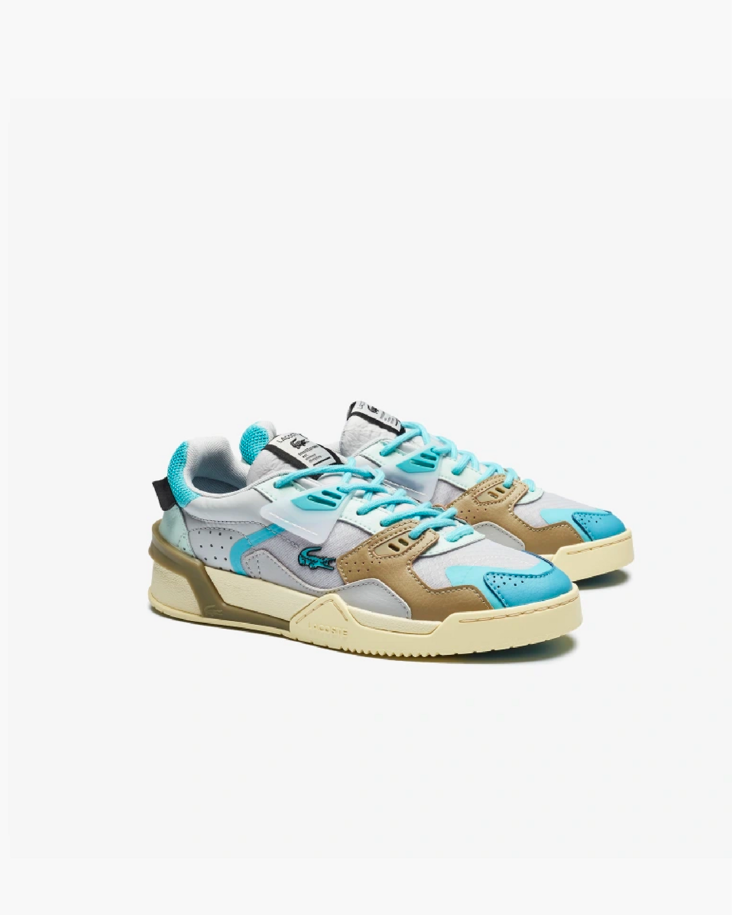 LACOSTE LT 125 223 2 SFA - LT GRY/TRQS