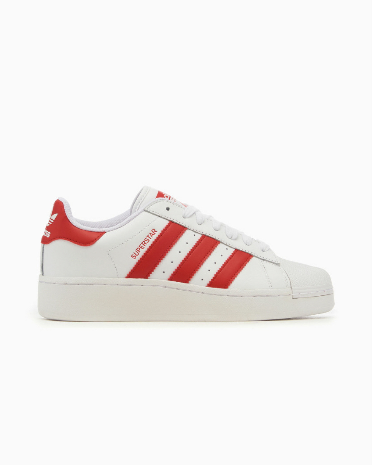 ADIDAS SUPER STAR XLG - WHITE/ RED