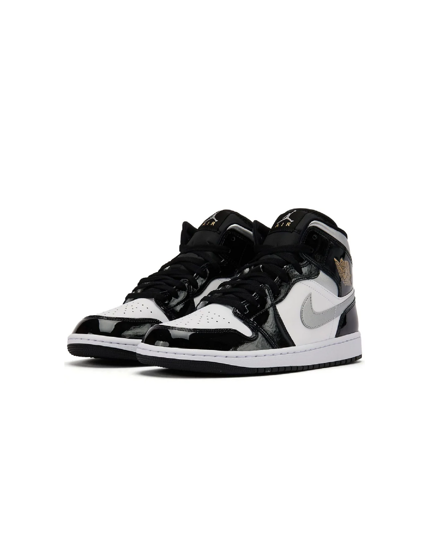 AIR JORDAN 1 MID "BLACK PATENT"