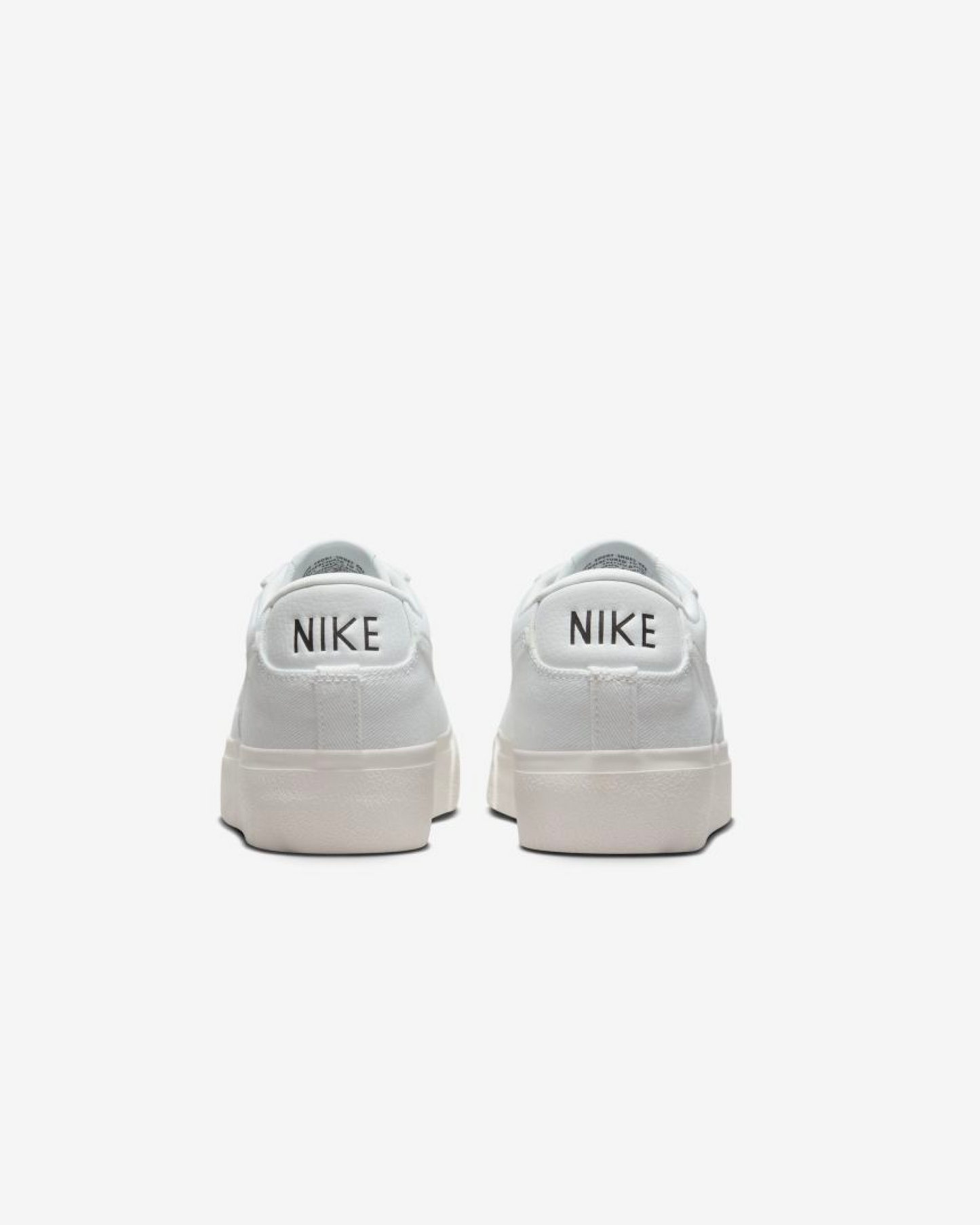 NIKE BLAZER LOW PLATFORM CNVS W - WHITE