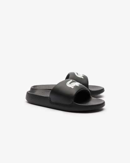 LACOSTE SERVE SLIDE 1.0 123 1 CMA BLK/WHT