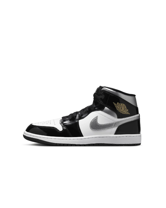 AIR JORDAN 1 MID "BLACK PATENT"