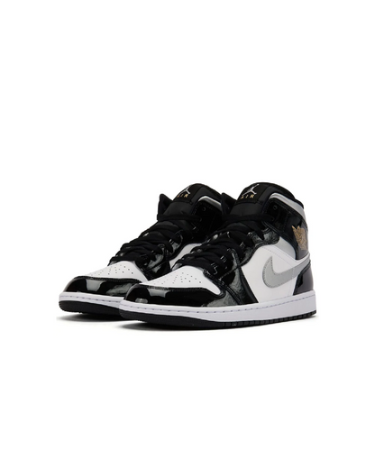 AIR JORDAN 1 MID "BLACK PATENT"