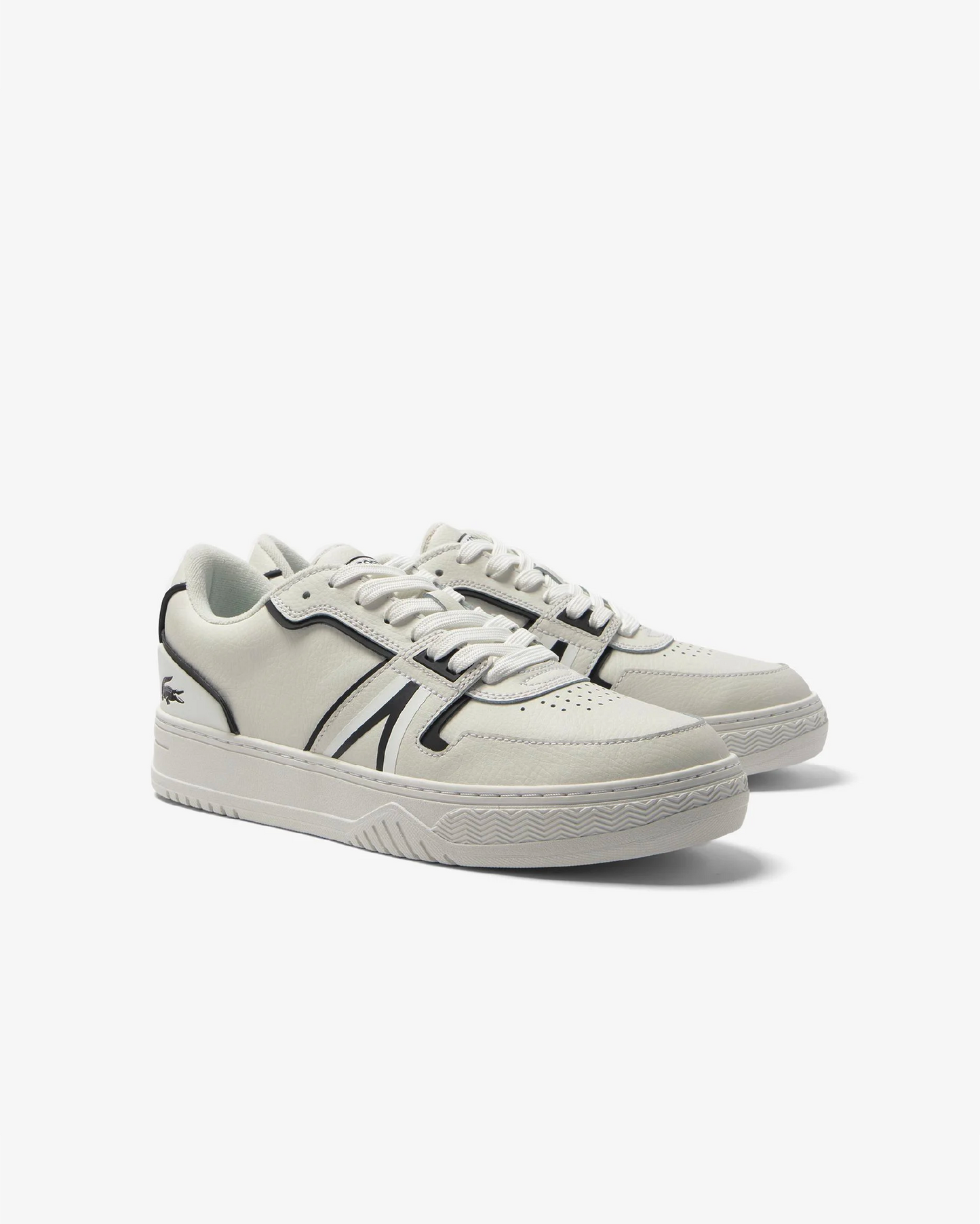 LACOSTE L001 123 7 SMA - WHT/BLK
