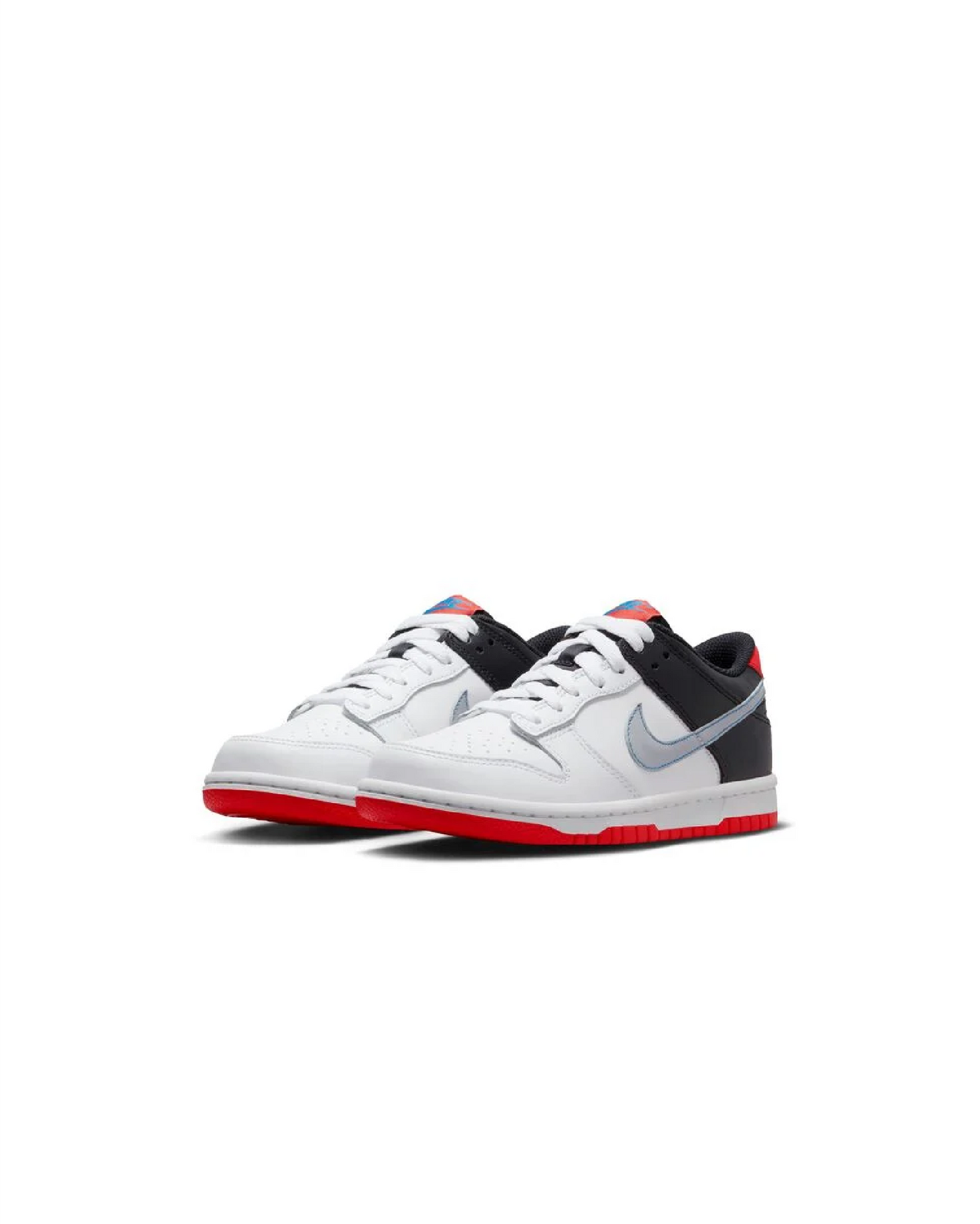 NIKE DUNK LOW GS - WOLF GREY-LT CRIMSON