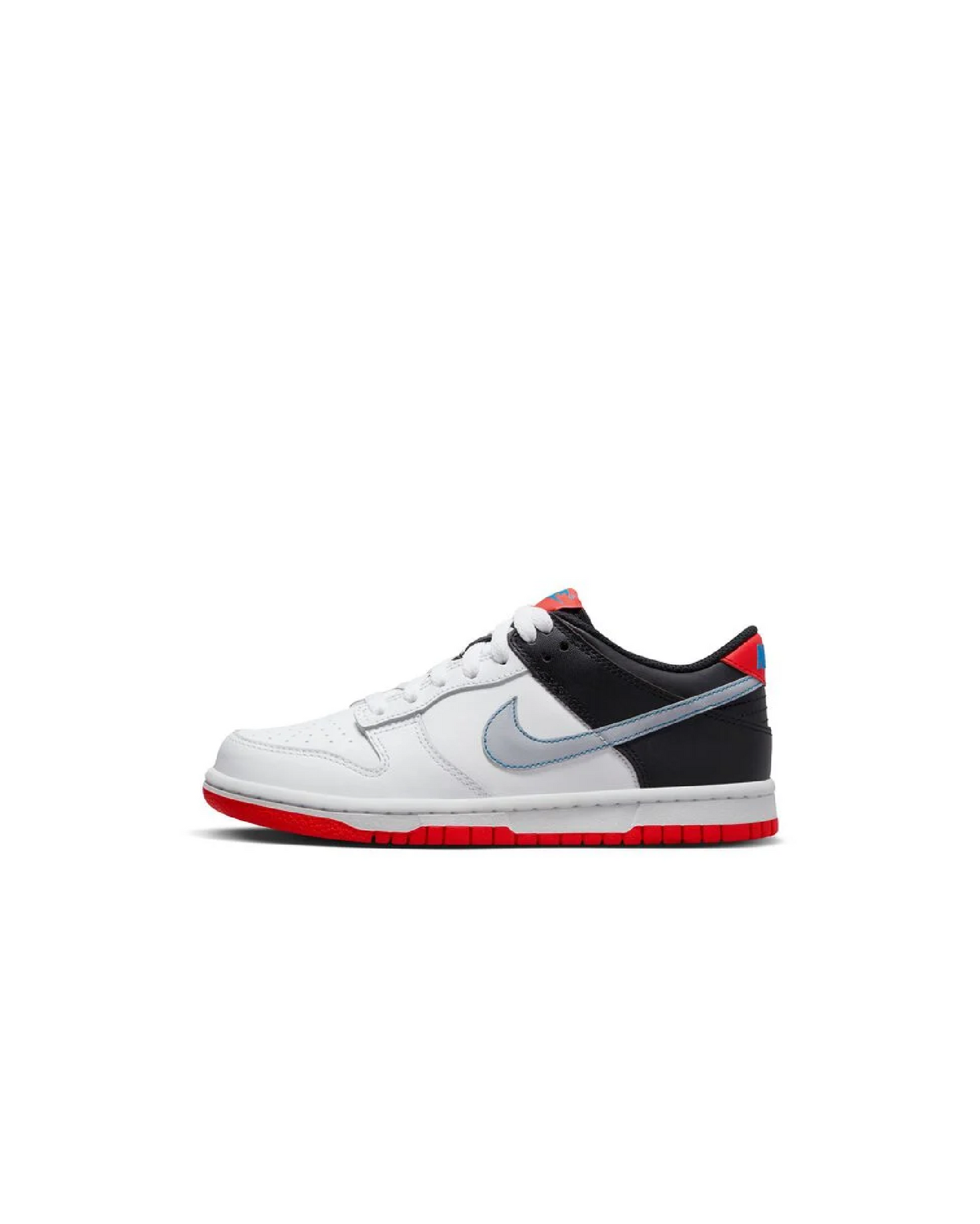 NIKE DUNK LOW GS - WOLF GREY-LT CRIMSON